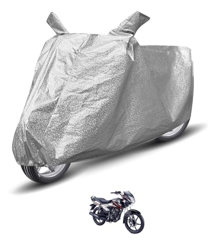 Image of Auto Hub Waterproof Scooty Cover Compatible with Tylos Phoenix Dustproof, UV Protection Two Wheeler Scooty Phoenix Cover - Metallic Silver