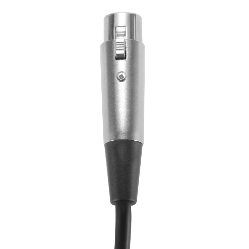 GELRHONR USB auf XLR Mikrofonkabel, USB Stecker auf 3Pin XLR Buchsen Mikrofonkabel für Karaoke Gesang/Instrumentenaufnahme