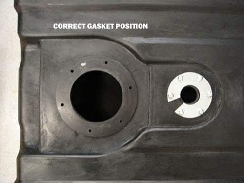 Miniatura 5 de Tanque de combustible de plástico trasero de 40 galones compatible con Ford F350 F450 F550 SD 2000 2001 2002 2003 2004 2005 2006 2007 2008 2009 2010