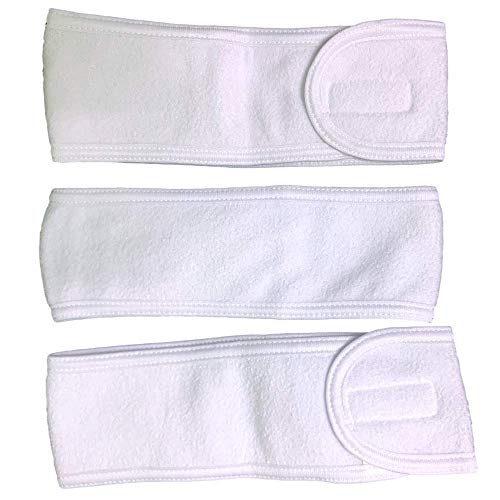 image for Gold Cosmetics & Supplies (3 Pieces) Facial Spa Headband - Stretch Ter