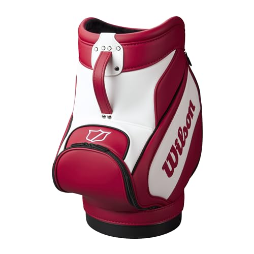 Wilson Tour Range Caddie accessoire de practice de golf rouge blanc - 2