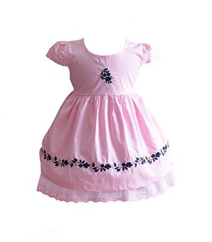 Robe brodée bébé Fille cadeau de naissance et coffret de baptême idéal