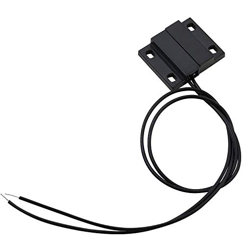 UHPPOTE Interruptor Detector de Sensor de Ventana de Puerta de Madera con Cable para Sistema de Seguridad de Alarma doméstica (Paquete de 20)