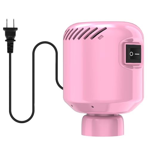 Electric Pump for Vacuum Storage Bags, Portable Vacuum Bag Pump, Electric Vacuum Pump for Storage Bags, Great for Various Vacuum Seal Bags for Clothing,Blankets,Bedding- Pink (No Bags)