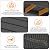 Psilvam Garden Bench, 2-Person Poly Lumber Patio Bench, All-Weather Outdoor Bench that Never Rot, Memorial Bench, Suit for Garden, Porch and Park (Black)