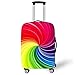 Produktbild Elastisch Kofferhülle, DOTBUY 3D Reise Kofferschutzhülle Gepäck Cover Reisekoffer Hülle Schutz Bezug Schutzhülle Waschbare Reisetasche Kofferbezug (Farbrotation,L (26-28 Zoll))