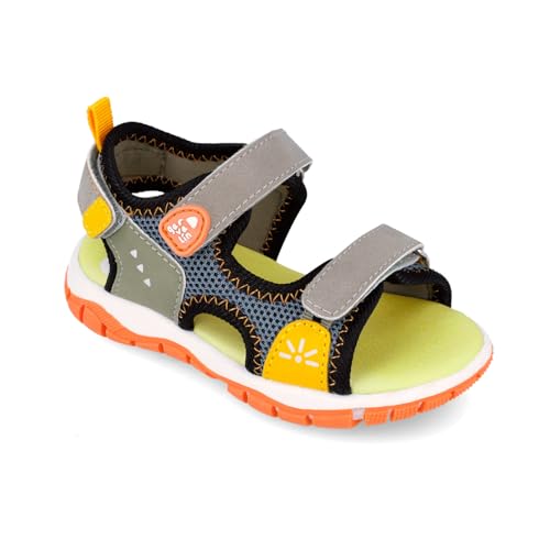 Sandalias de trekking infantiles Garvalín en color rosa con ajuste seguro 4