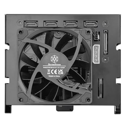 Image of Silverstone Techology FS304-V Three (3) 5.25 inch Bay to Four (4) 3.5 inch SAS 12G / SATA 6G Trayless Hot-swap Cage, SST-FS304B-V