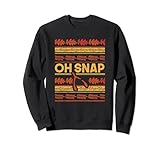 8.5 oz, Klassisch geschnitten Oh Snap Lustiges Thanksgiving Day Dinner Truthahn Party Pilgrim Sweatshirt