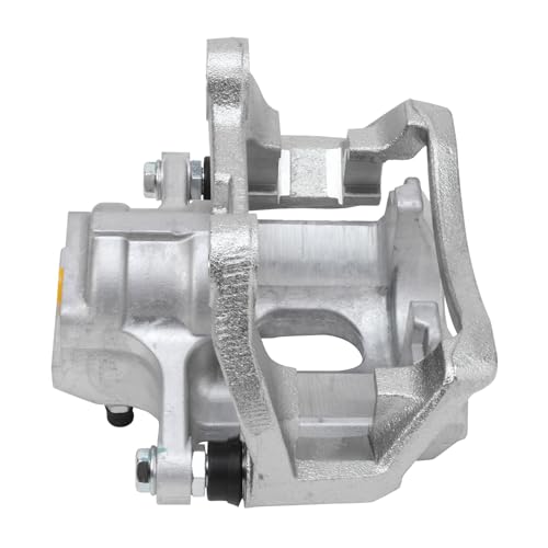 Image of Detroit Axle - Rear Right Brake Caliper for Chevy Traverse | GMC Acadia Limited Saturn Outlook Buick Enclave Cadillac XTS, Passenger Side Disc Brake Caliper w /Bracket Replacement