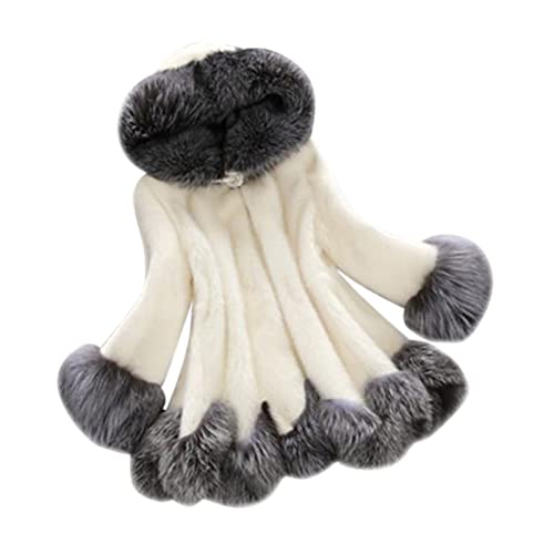 Generisch Frauen Dame Winter Mit Kapuze Warmer Outwear Mantel Jacken Mantel Lang Frauen Einfarbig Mantel Mit Tasche Herbst Winter Warme Langarm Loose...