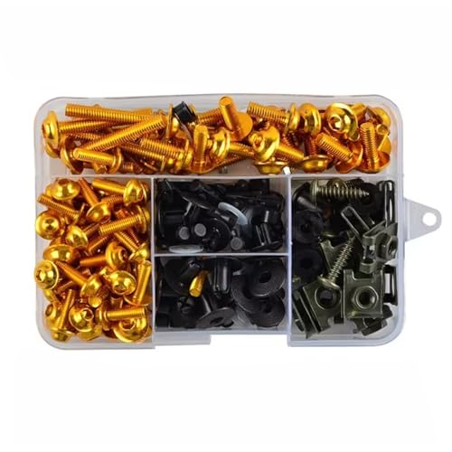 Vis carénage moto jaune pour ZZR 600 1400 et ZX6R ZX4RR