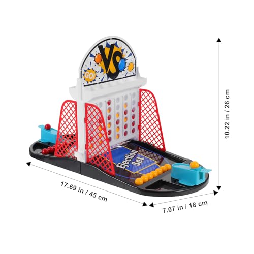 Pinball de baloncesto de escritorio mini juego de canastas infantil plástico 2
