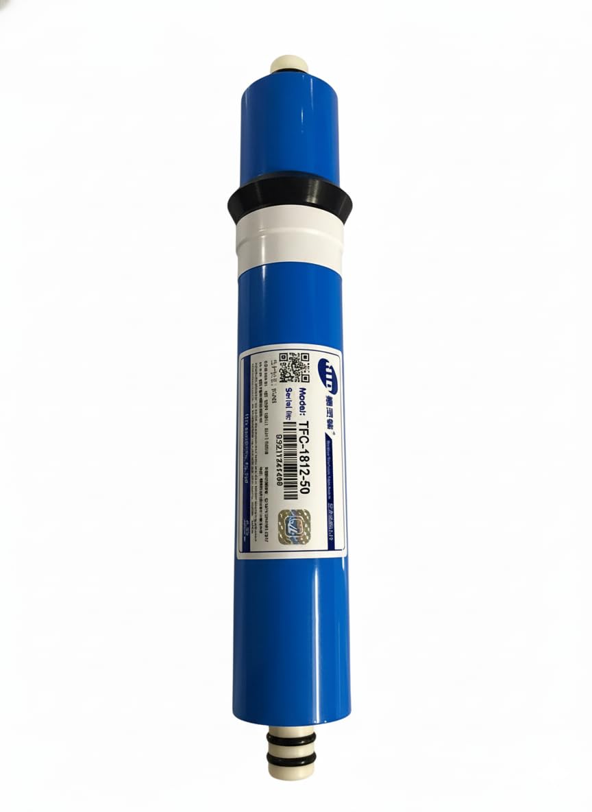 Universal Compatible 50 GPD membrana de ósmosis inversa recambio elimina 98% de contaminantes en agua - 1812-50 – 50 GPD – Repuesto Universa de Ósmosis Doméstica