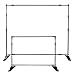 8 Ft Black Expandable Telescopic Trade Show Banner Stand