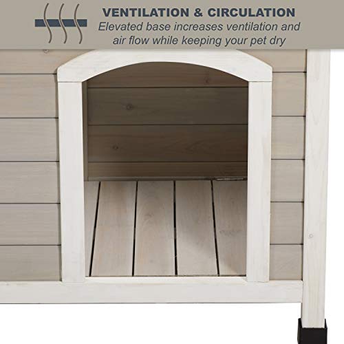 Midwest Homes For Pets Eillo Folding Outdoor Wood Dog House, No Tools Required For Assembly | Dog House Ideal For Small Dog Breeds, Beige (12Ewdh-S) #TOP5