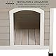 MidWest Homes for Pets Eillo Hundehütte aus Holz für den AuÃŸenbereich, klappbar, ohne Werkzeug zur Montage | Hundehütte ideal für kleine Hunderassen, beige (12EWDH-S)
