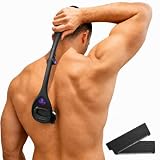 BaKblade 2.0 Back Shaver, Rückenrasierer und Körperrasierer für Männer Idealer Herren-Rasierer für einen Glatten Rücken Inkl. 2 Rasierklingen