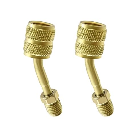 QWORK 2 Piezas Adaptador R410a para Aire Acondicionado Cover
