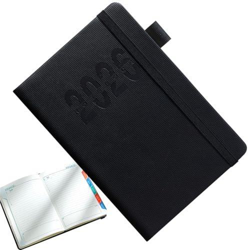 Yulokdwi Planificador Académico 2026 | Cuaderno De Planificación Para Estudiantes - Agenda Portátil A5 para Universidad Trabajo Estudiantes Profesores Fitness Viajes Reuniones