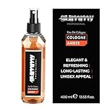 Gummy Amber Eau de Cologne Spray 400ml – Erfrischendes After Shave Duftwasser – Unisex Rasierwasser mit langanhaltendem Amberduft – Barber Cologne für Männer & Frauen