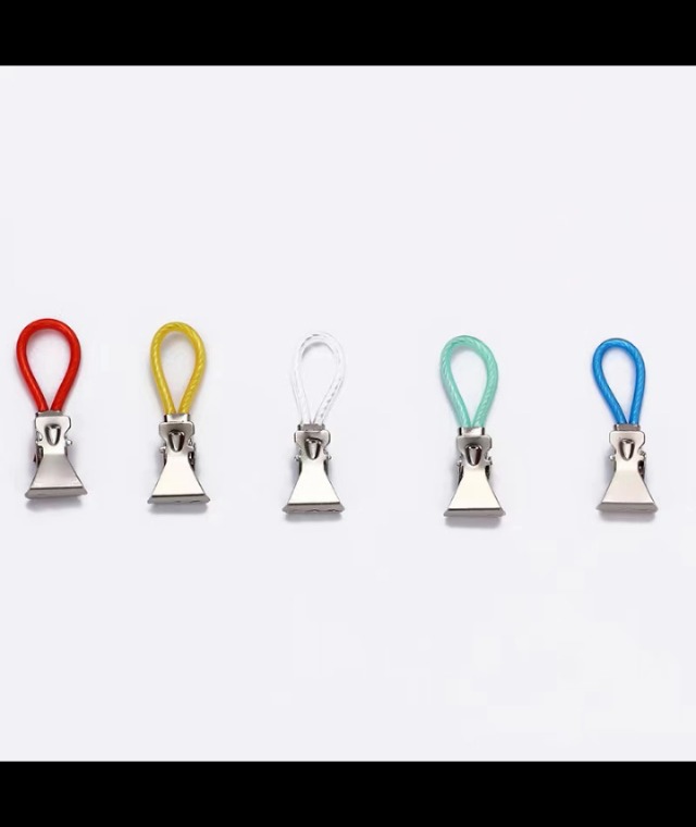 Set 15 Clip Appendi Asciugamano In Metallo - Multicolore Per Cucina E Bagno - Foto 3