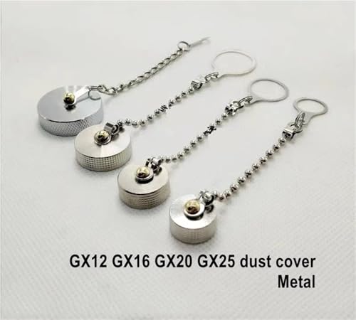 Tapa antipolvo M12 con cadena para conector aviación 20 pcs miniatura 4