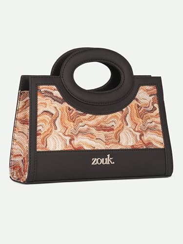 Image of ZOUK Zoe Sling Bag | Stylish Women's Crossbody Bags | Purse | Detachable Strap | Water-Resistant | Trendy Girls Side Bag | Compact & Chic