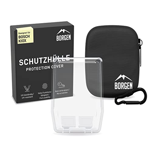 Borgen Protezione Display della Bici elettrica | Adatta per Custodia Protettiva Bosch Kiox BUI330 | Trasparente e Impermeabile