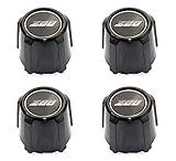 BB Auto Black Wheel Center Caps Set of 4 Replacements for 1982-1992 Chevrolet Camaro Z28 15 inch 5 Star Aluminum Wheels