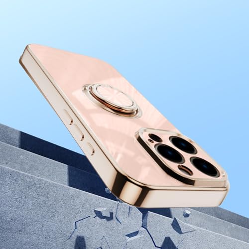Coque iPhone 16 Pro antichoc rose pour appels video et trajets - 3