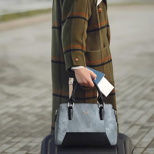 Image of EXOTIC Three section Denim Design, Multipurpose handbag with Shoulder Strap