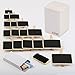 Mini Blackboard,KAKOO 16 Pcs Retangle Chalkboard with Wooden Clip Tag Signs for Wedding Party Decor Note Taking (A-16 pcs)