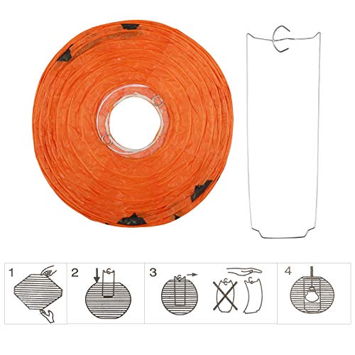Kesote Halloween Lanterna di Carta 10 Lanterne con...