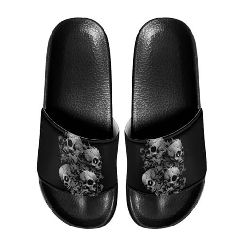 Men's Slide Sandals Non-Slip Bath Slippers, Quick-Dry, Lightweight, Suitable for Shower Beach Casual Walking