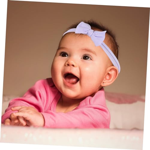 Toyvian 9 Peças Faixa De Cabeça De Bebê Acessórios De Cabelo De Bebê Elásticos Laços De Cabelo Faixa