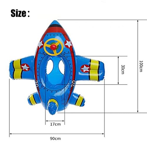 Airplane Baby Swimming Float Inflatable Pool Floaties Toys Outdoor Swimming Ring Seat Boat For Kids Infant Toddler Baby Boys #TOP3