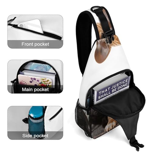 Bolso Sling Bag Crossbody Casual Unisex 15x8x4 pulgadas miniatura 4
