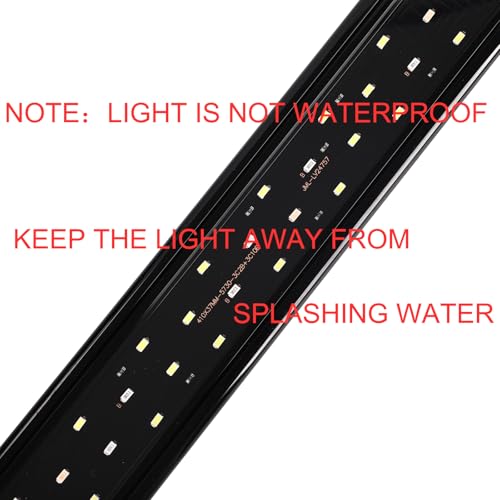 Image of AQUANEAT LED Aquarium Light for 30 to 38 Inch Fish Tank, Auto On Off with Timer, Full Spectrum, Adjustable Brightness, Daylight Moonlight Mode, for Fresh Water Low-to-Mid Light Plants