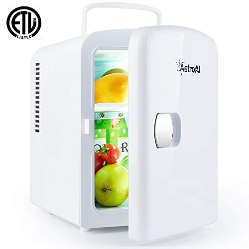 AstroAI Mini Fridge Portable AC/DC Powered Thermoelectric System Cooler and Warmer
