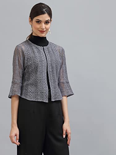 Image of Style Quotient Women Grey Shrug