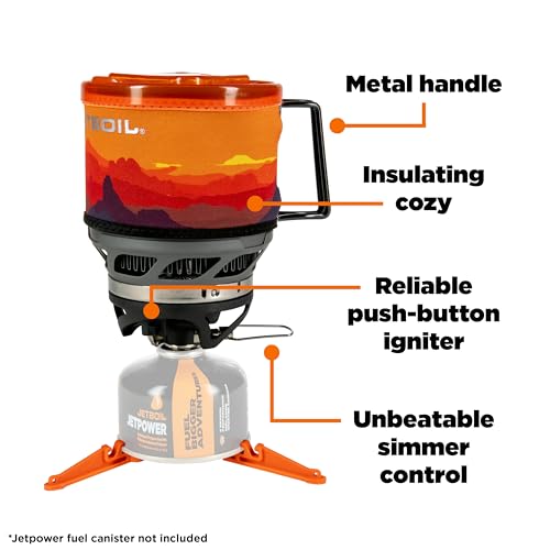 Jetboil MiniMo Camping and Backpacking Stove Cooking System with Adjustable Heat Control - Image 6