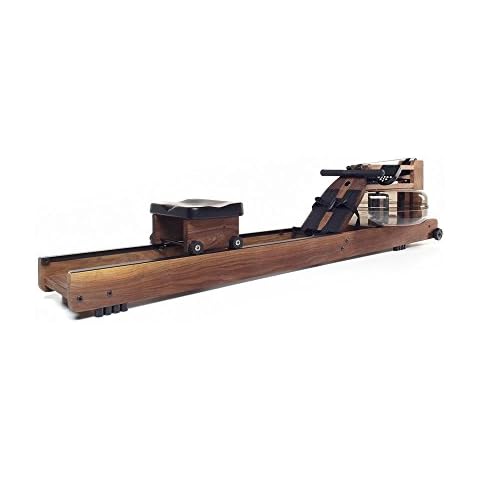 WaterRower Walnut Rowing Machine with S4 Monitor | USA Made Water Rower | Original Handcrafted Erg Machine for Home Use & Gym | Best Warranty Cover