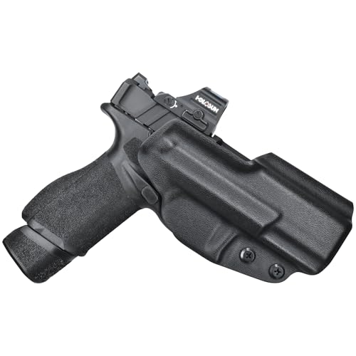 OWB Concealment IDPA - Outside The Waistband Holster - fits Springfield Echelon 4.0C (Black, Right)
