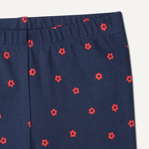 Image of Amazon Essentials Girls' Cotton Stretch Leggings, Multipacks
