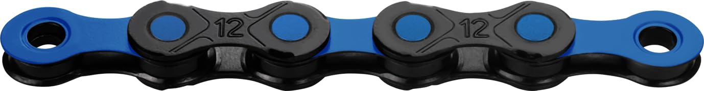 Kmc Black/Blue Dlc12 12 Speed Waxed Chain 126L Large