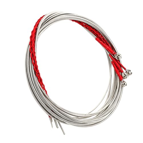 VICASKY 4pcs Set Acoustic Bass Strings Replacement Metal Strings for Bass Guitar Stylish Design Easy Installation Supplies