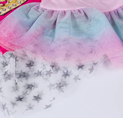 Juomiiel 2 Pcs Girl Dog Dress Shirt Dog Princess Dress With Ruffles Chihuahua Dress Holiday Theme Pet Clothes With Tulle Xs Yorkie Clothes Apparel Outfits For Small Girl Dogs Sundress Puppy Cats Dress thumb #3