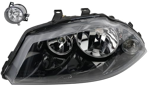 Johns, Phare halogène gauche compatible avec Seat Ibiza Cordoba 6L 05/07 – avec brouillard +