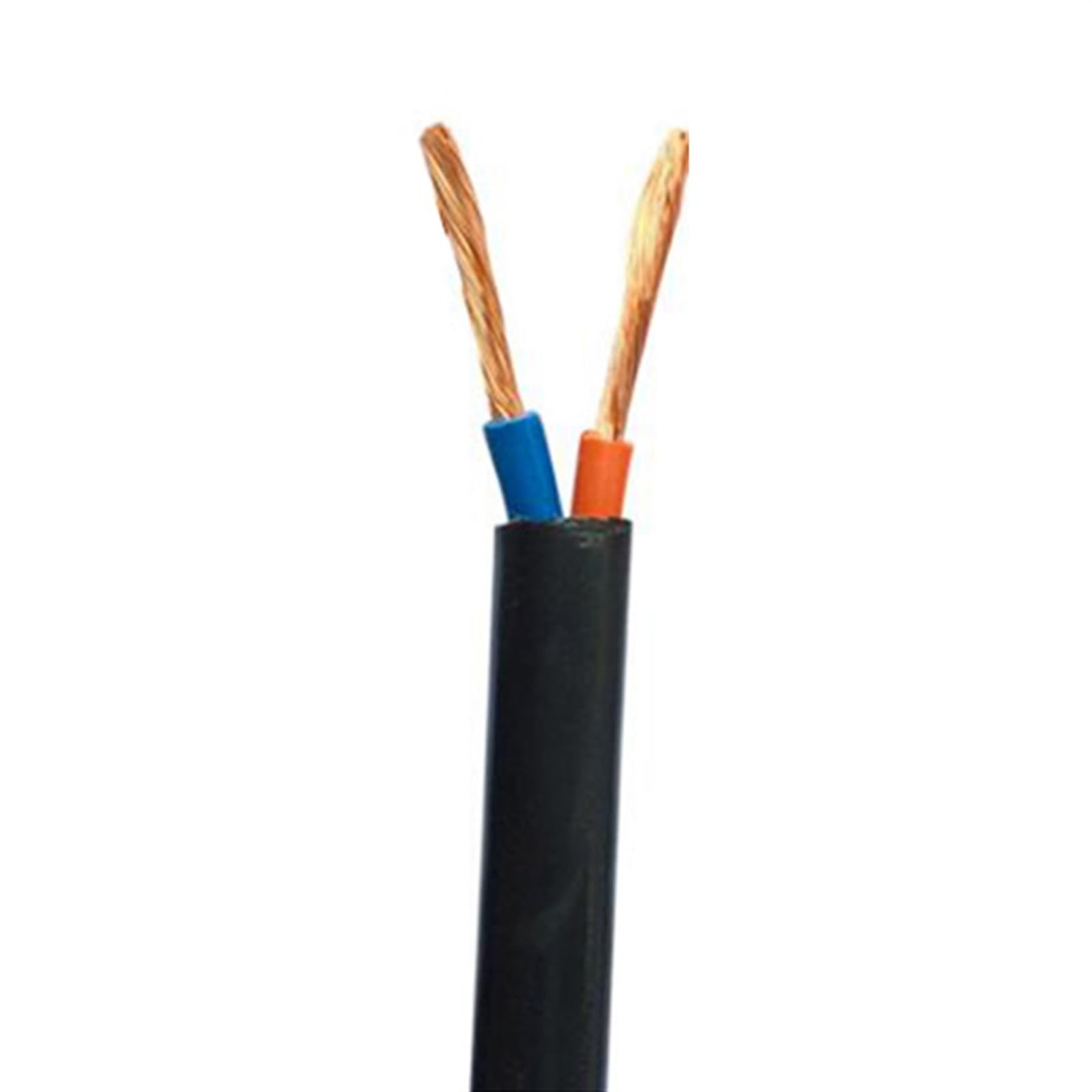 Hauptleitung Fest 2-poliges LED-Stromkabel, 2-adriger Kupferdraht, 18 AWG 20 AWG 22 AWG 24 AWG elektrisches schwarzes Verlängerungskabel 1/5/10 Meter Verbinder Webstuhl ( Size : 5 meters , Color : 2co